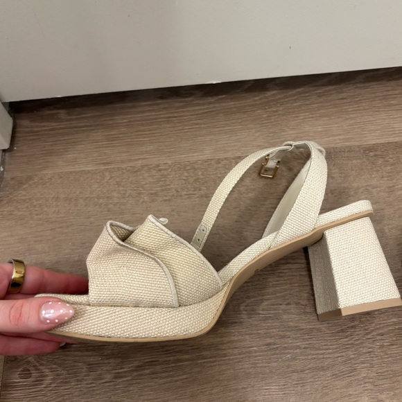 Cheer Heels - Ivory Raffia - Picture 3 of 13
